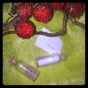 "I Love you" message in a bottle
